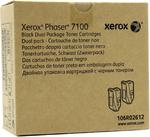 Картридж Xerox 106R02612, оригинальный, black (черный), ресурс: 2 тубы по 5000 стр., для Xerox Phaser 7100