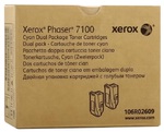Картридж Xerox 106R02609, оригинальный, cyan (голубой), ресурс 9000 стр., для Xerox Phaser 7100