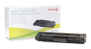 Картридж Xerox 108R00909, оригинальный, black (черный), ресурс 2500 стр., для Xerox Phaser 3140; Phaser 3155; Phaser 3160